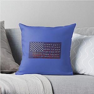 Bruce Springsteen Flag Throw Pillow RB1608