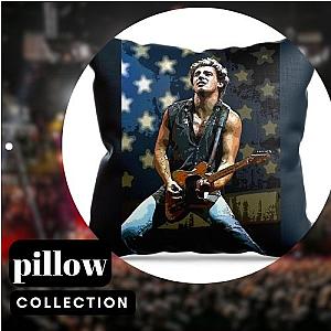 Bruce Springsteen Throw Pillow