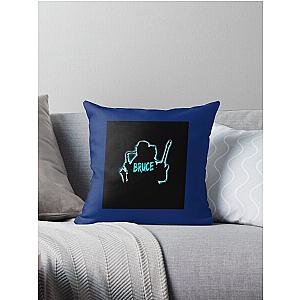 Bruce Graphic  Throw Pillow