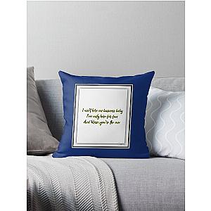 Bruce Lyrics Rosalita 2 Throw Pillow