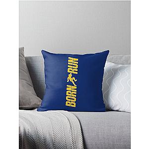 Born To Run Happiness Bruce Throw Pillow