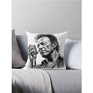 THE BOSS: BRUCE SPRINGTSTEEN Throw Pillow