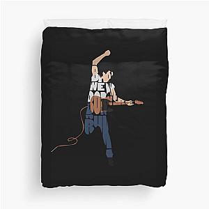 bruce springsteen typography art inspirowl design transparent	 Duvet Cover