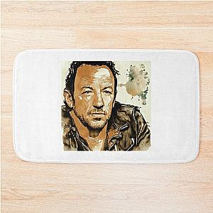 Portrait of  Bruce Springsteen Bath Mat