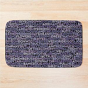 The River - Bruce Springsteen (lyrics) v.9 Bath Mat