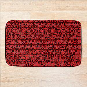 The River - Bruce Springsteen (lyrics) v.12 Bath Mat