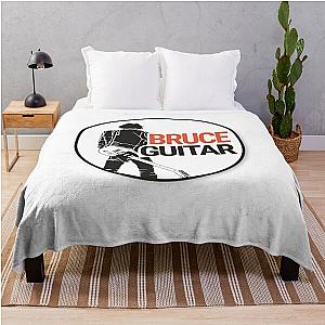 Bruce Guitarist Throw Blanket