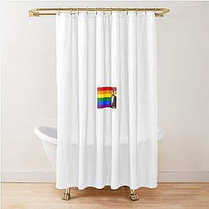 bruce springsteen but for gay ppl Shower Curtain