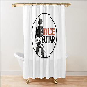 Bruce Guitarist Shower Curtain