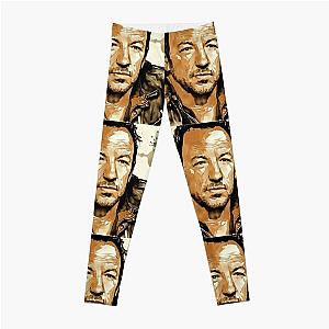 Portrait of  Bruce Springsteen Leggings