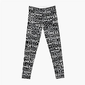 The River - Bruce Springsteen (lyrics) v.2 Leggings