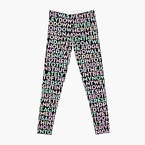 The River - Bruce Springsteen (lyrics) v.7 Leggings