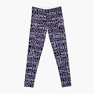 The River - Bruce Springsteen (lyrics) v.9 Leggings