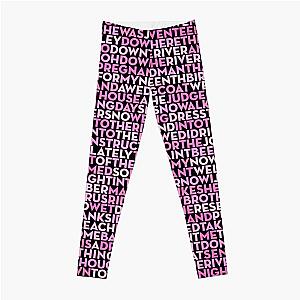 The River - Bruce Springsteen (lyrics) v.6 Leggings