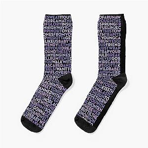 Born To Run - Bruce Springsteen (lyrics) v.9 Socks