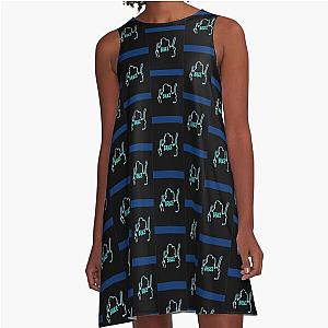 Bruce Graphic  A-Line Dress