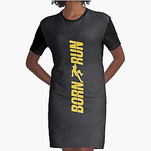 Born To Run Happiness Bruce Graphic T-Shirt Dress