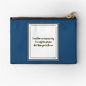 Bruce Lyrics Rosalita 2 Zipper Pouch