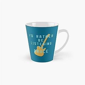 I-d Rather Be Listening to Bruce  Fitted Scoop  Tall Mug