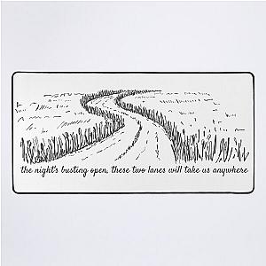 Bruce Springsteen - Thunder Road Lyrics Desk Mat