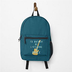 I-d Rather Be Listening to Bruce  Fitted Scoop  Backpack