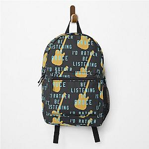 I-d Rather Be Listening to Bruce Fitted Scoop  Backpack