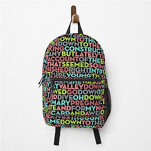 The River - Bruce Springsteen (lyrics) v.4 Backpack