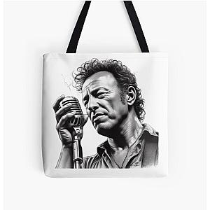 THE BOSS: BRUCE SPRINGTSTEEN All Over Print Tote Bag