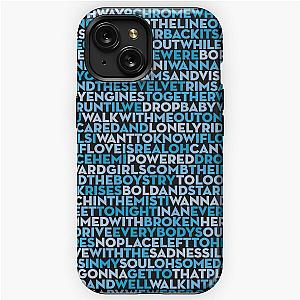 Born To Run - Bruce Springsteen (lyrics) v.8 iPhone Tough Case