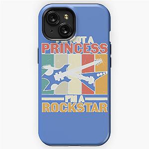 Retro Guitarist Band Rockstar Bruce iPhone Tough Case