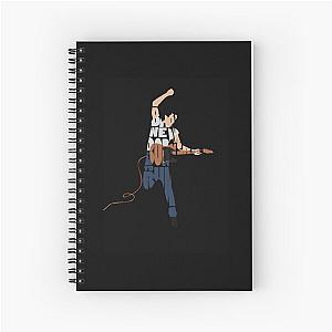 bruce springsteen typography art inspirowl design transparent	 Spiral Notebook