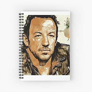 Portrait of  Bruce Springsteen Spiral Notebook