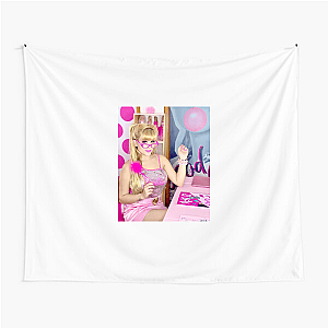 Bruna Barbie Pink Is My Power Bruna Barbie Tapestries