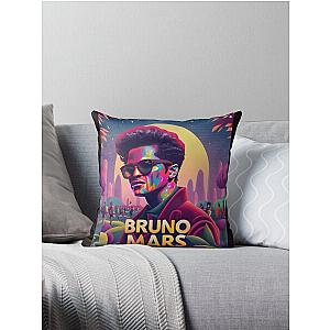 Bruno Mars in HD-Bruno Mars Throw Pillow