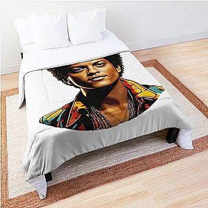 Bruno Mars Sticker Comforter