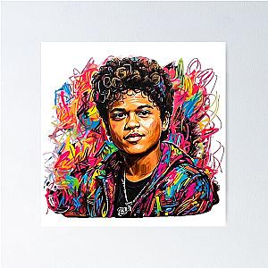 Bruno Mars Sticker Poster