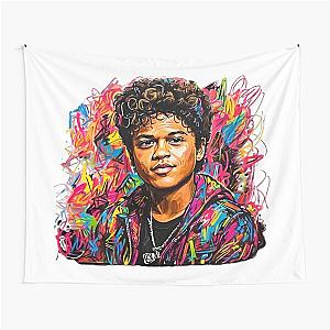 Bruno Mars Sticker Tapestry