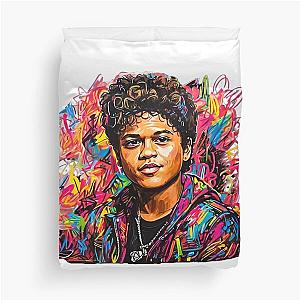 Bruno Mars Sticker Duvet Cover