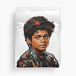 Bruno Mars Sticker Duvet Cover