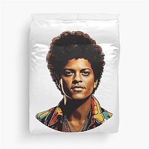 Bruno Mars Sticker Duvet Cover