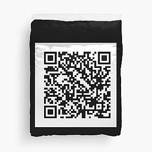 Bruno Mars - When I Was Your Man  QR Code Duvet Cover