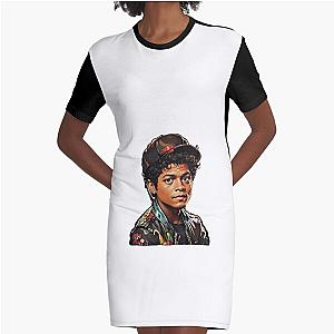 Bruno Mars Sticker Graphic T-Shirt Dress