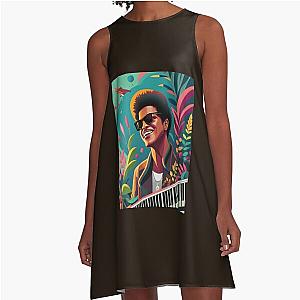 Bruno Mars Piano HD-Bruno Mars A-Line Dress