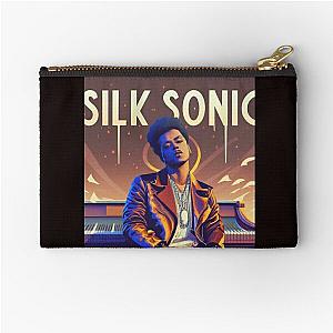 Silk Sonic Bruno Mars-Bruno Mars Zipper Pouch