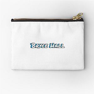 Bryce Hall name shadow design - blue Zipper Pouch