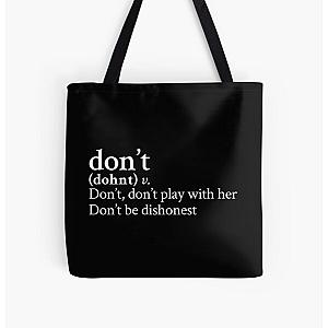 Don't by Bryson Tiller Stick The Song All Over Print Tote Bag RB1211