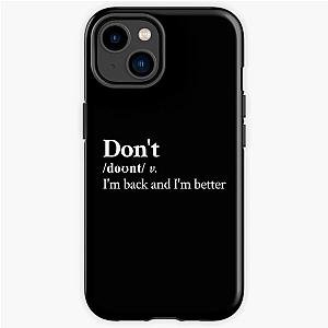 Bryson Tiller Aesthetic Motivational Hip Hop Quote Lyrics Black iPhone Tough Case RB1412