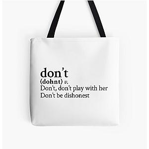 Don t by Bryson Tiller Stick The Song All Over Print Tote Bag RB1412