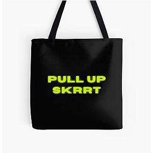 Bryson Tiller Lyrics   Pull up SKRRT All Over Print Tote Bag RB1412