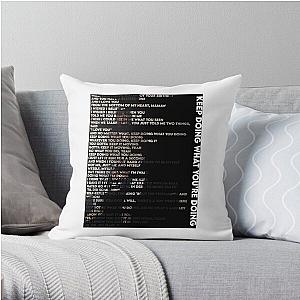 Bryson Tiller      Throw Pillow RB1412